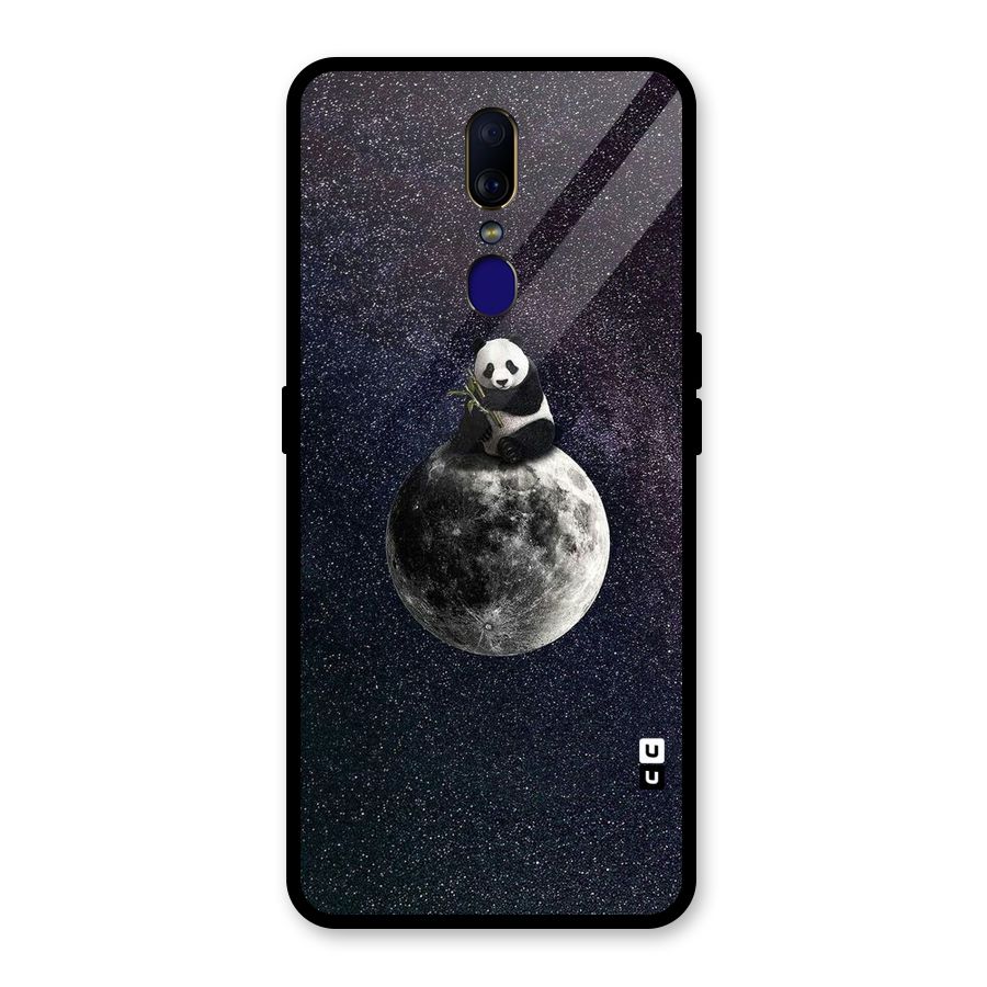 Panda Space Glass Back Case for Oppo F11