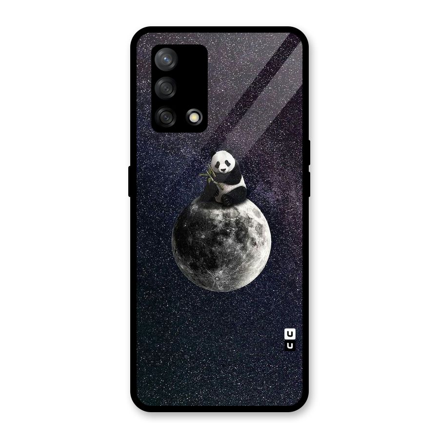 Panda Space Glass Back Case for Oppo F19