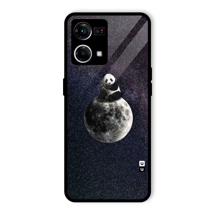Panda Space Glass Back Case for Oppo F21 Pro 5G