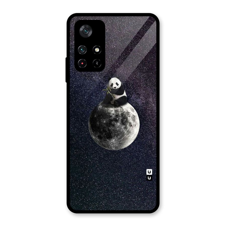 Panda Space Glass Back Case for Poco M4 Pro 5G