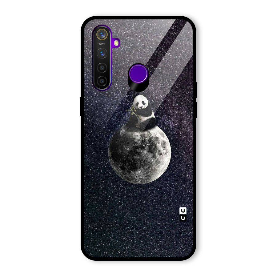 Panda Space Glass Back Case for Realme 5 Pro