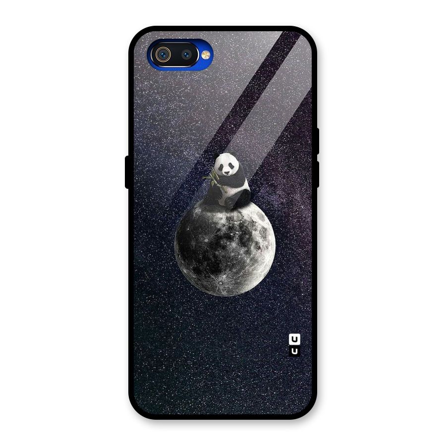 Panda Space Glass Back Case for Realme C2