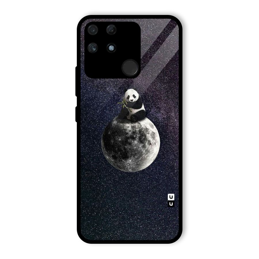 Panda Space Glass Back Case for Realme Narzo 50A