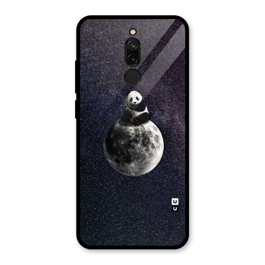 Panda Space Glass Back Case for Redmi 8