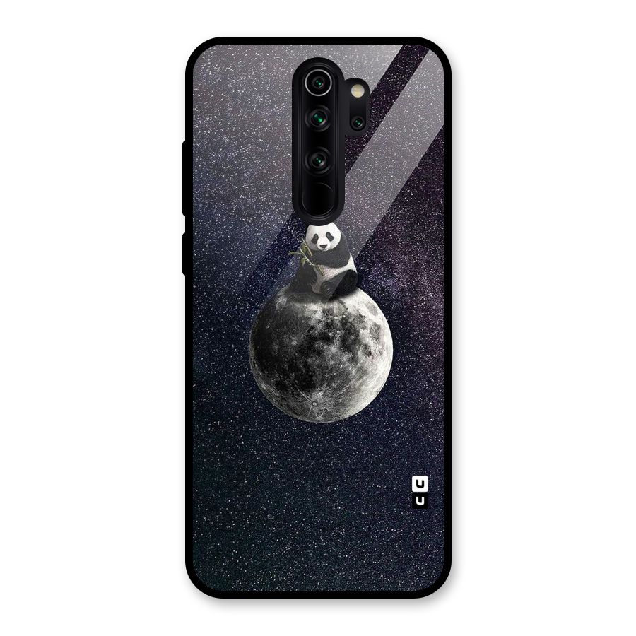 Panda Space Glass Back Case for Redmi Note 8 Pro