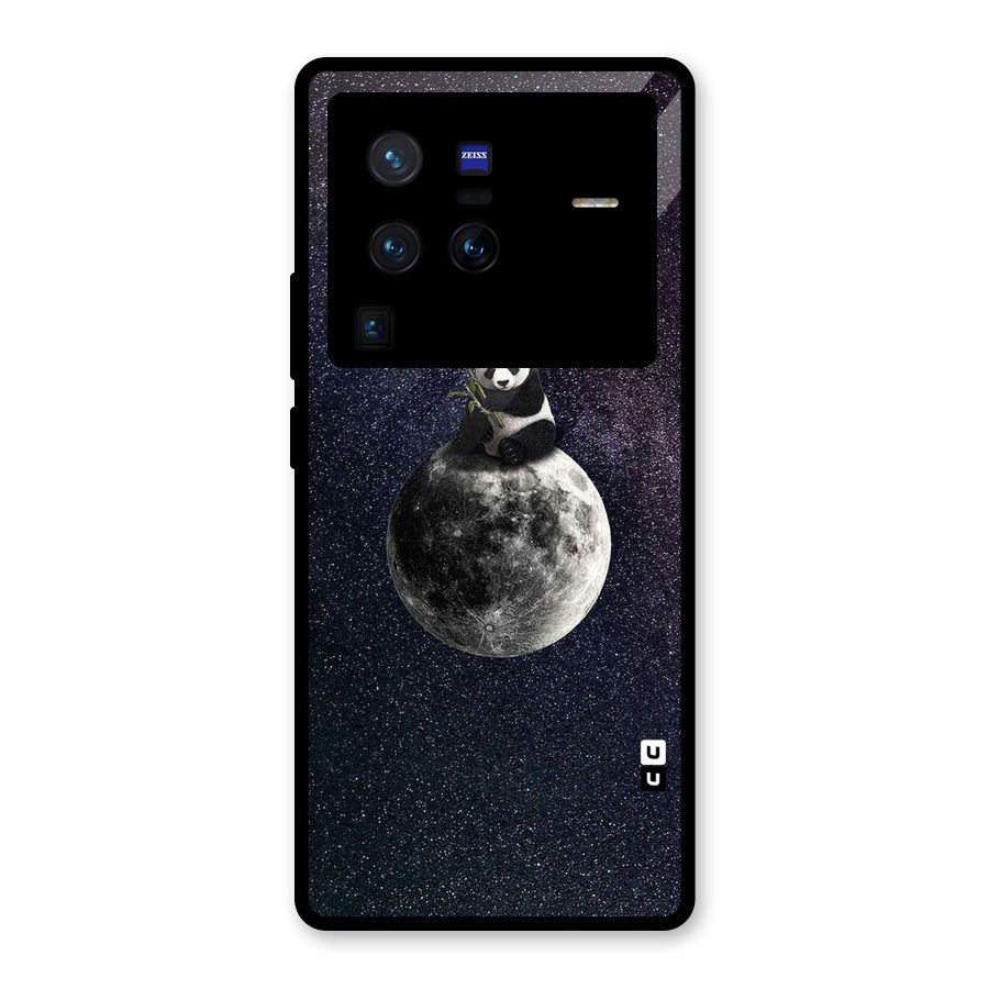 Panda Space Glass Back Case for Vivo X80 Pro