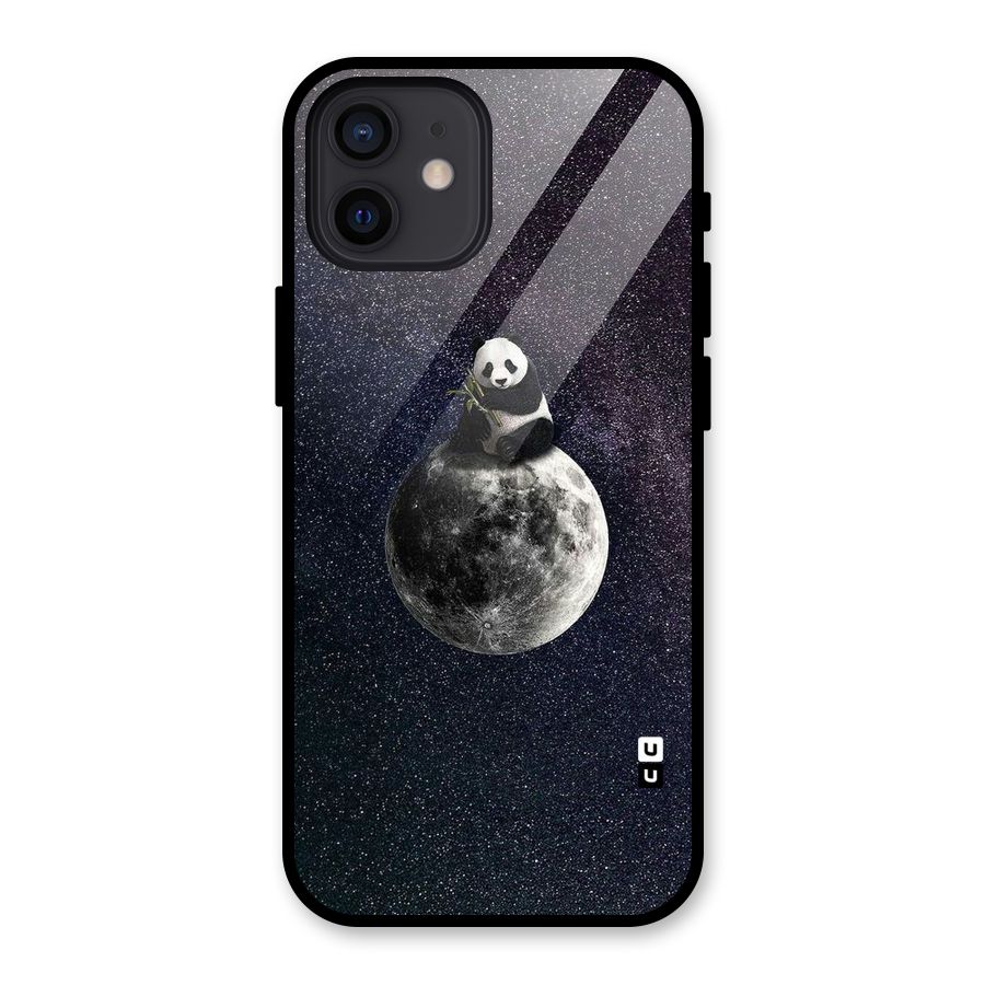 Panda Space Glass Back Case for iPhone 12