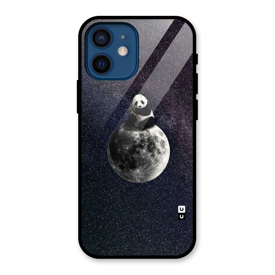 Panda Space Glass Back Case for iPhone 12 Mini