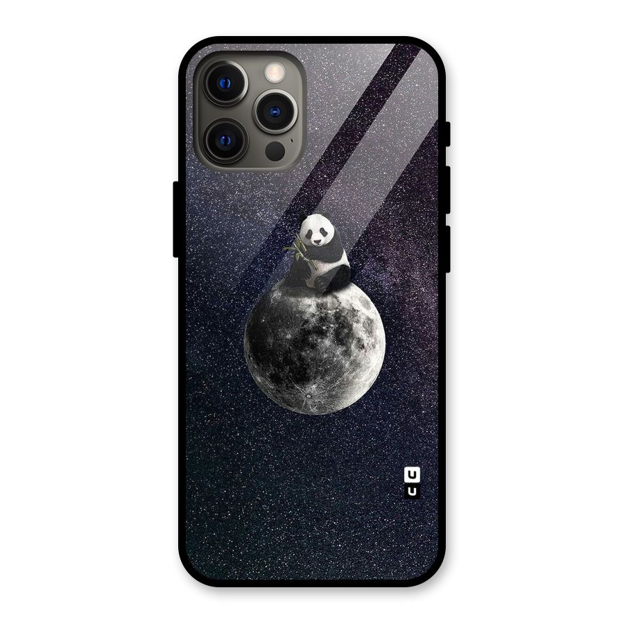 Panda Space Glass Back Case for iPhone 12 Pro Max