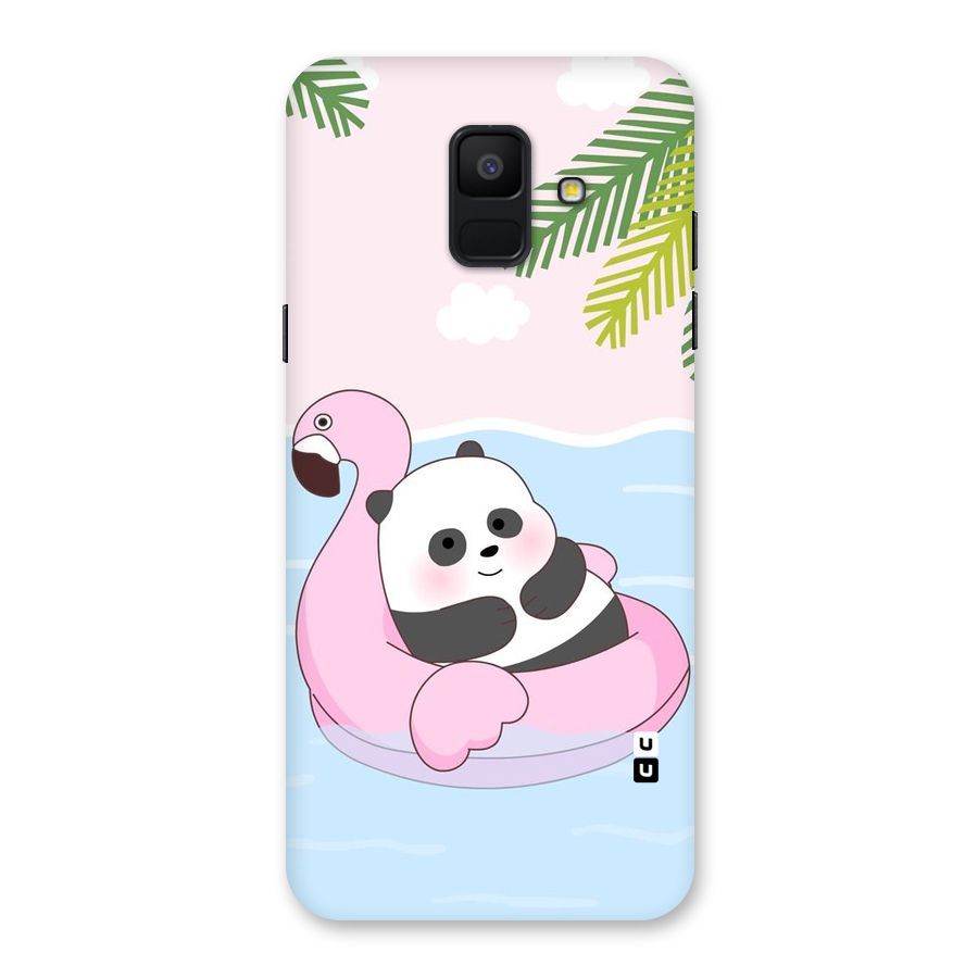 Panda Swim Back Case for Galaxy A6 (2018)
