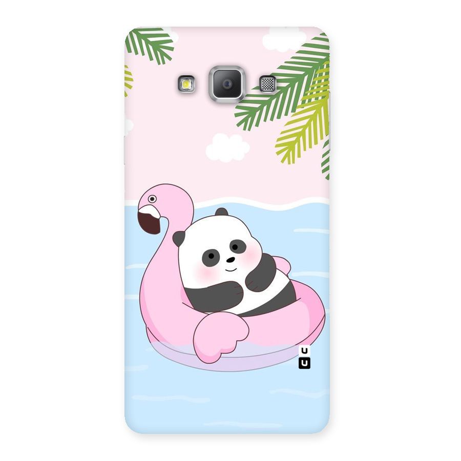 Panda Swim Back Case for Galaxy A7
