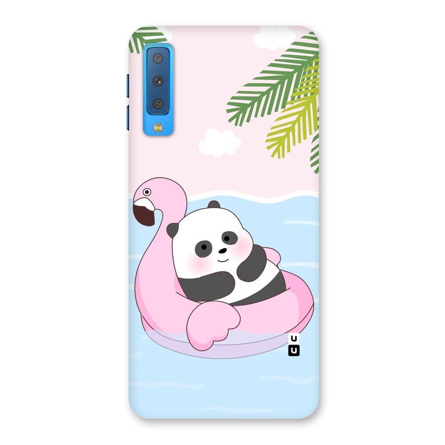 Panda Swim Back Case for Galaxy A7 (2018)
