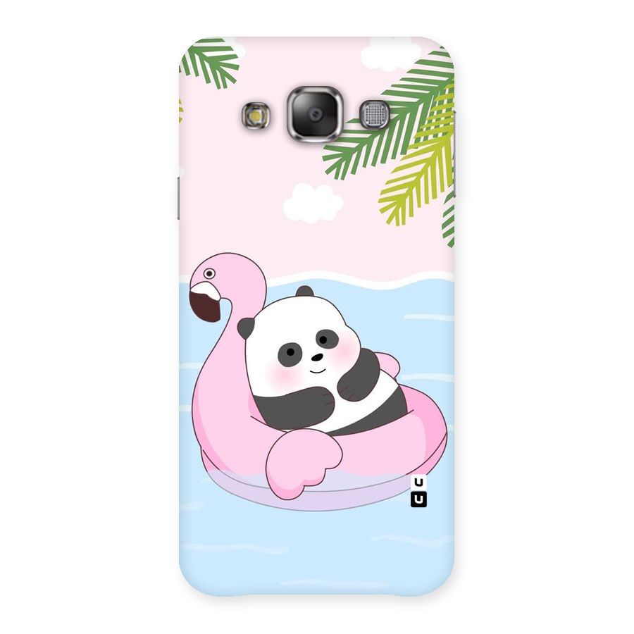 Panda Swim Back Case for Galaxy E7