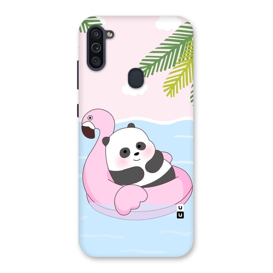 Panda Swim Back Case for Galaxy M11
