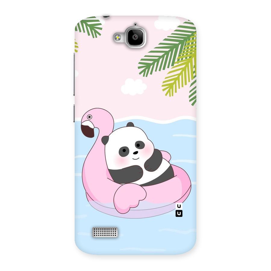 Panda Swim Back Case for Honor Holly