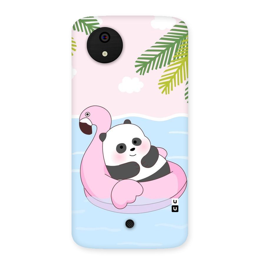 Panda Swim Back Case for Micromax Canvas A1