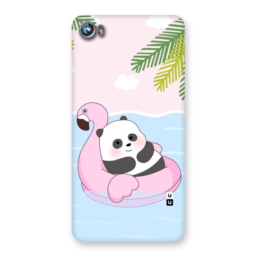 Panda Swim Back Case for Micromax Canvas Fire 4 A107