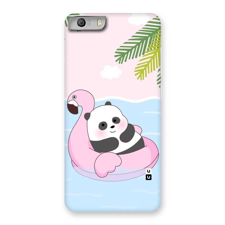 Panda Swim Back Case for Micromax Canvas Knight 2