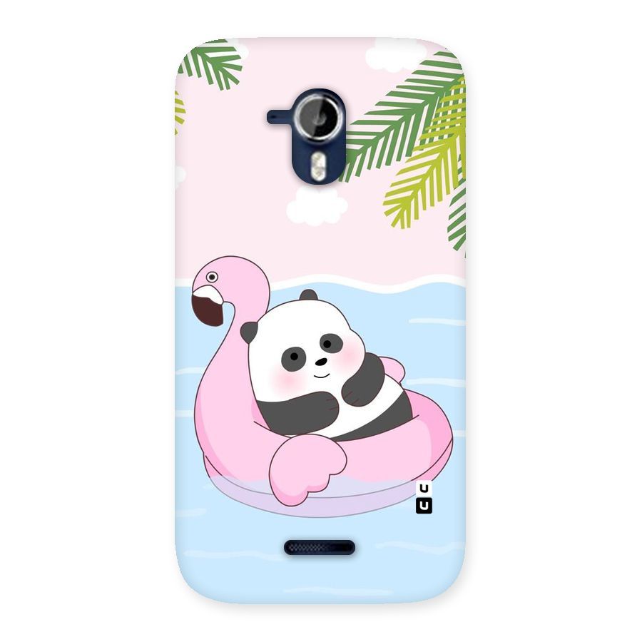Panda Swim Back Case for Micromax Canvas Magnus A117