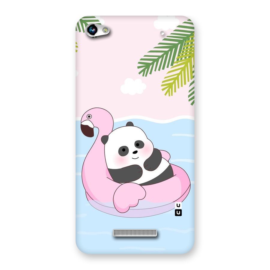 Panda Swim Back Case for Micromax Hue 2