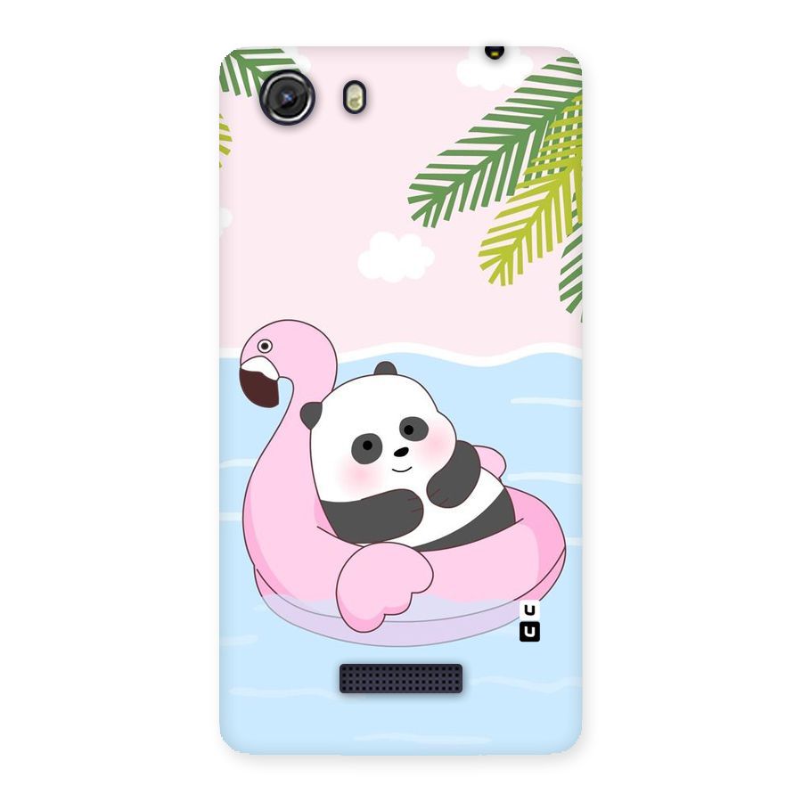 Panda Swim Back Case for Micromax Unite 3