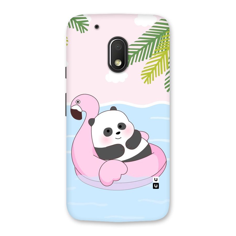Panda Swim Back Case for Moto G4 Play