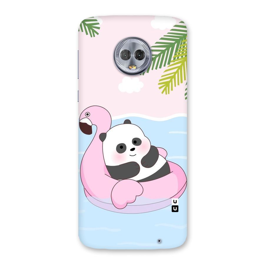 Panda Swim Back Case for Moto G6 Plus