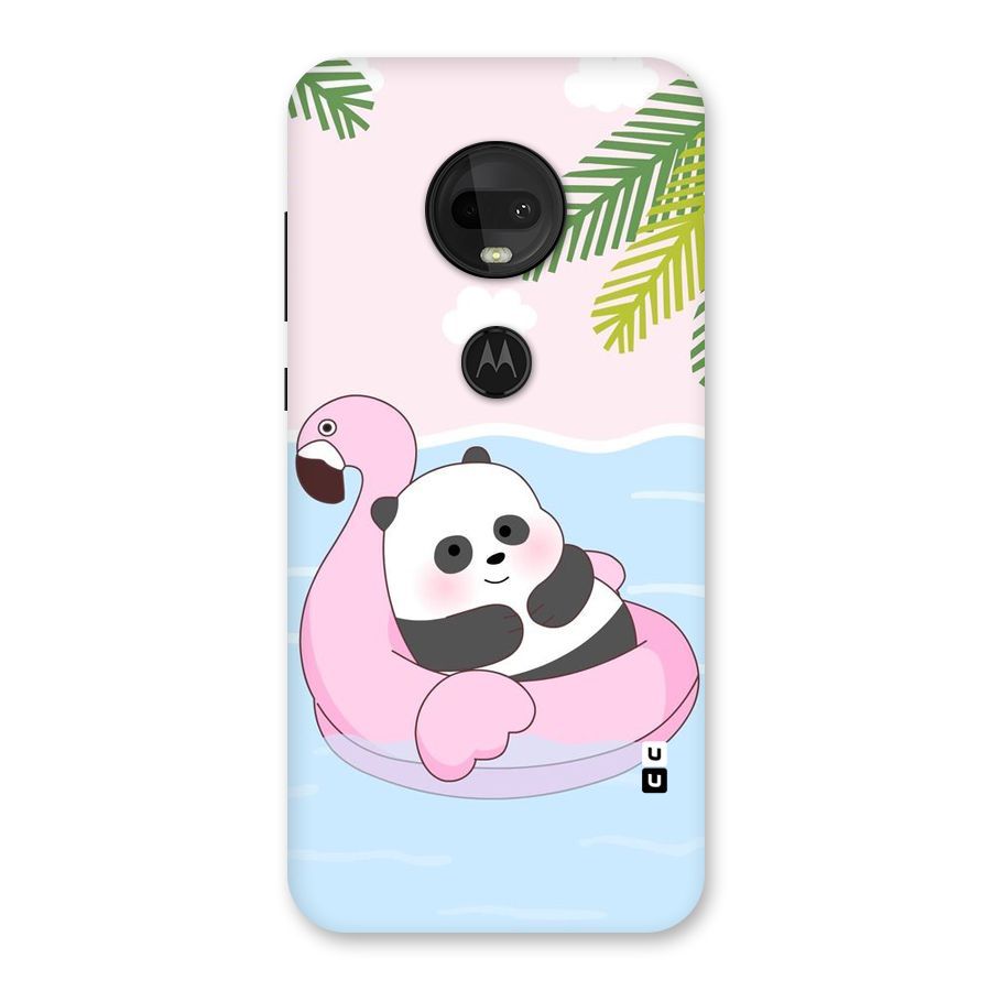 Panda Swim Back Case for Moto G7