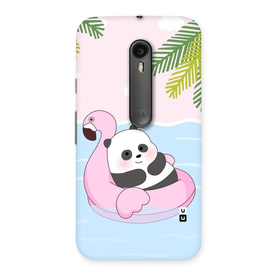 Panda Swim Back Case for Moto G Turbo