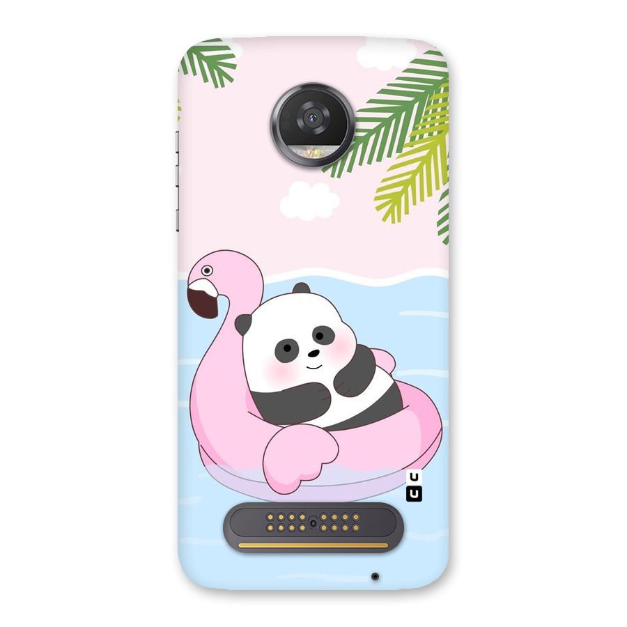 Panda Swim Back Case for Moto Z2 Play
