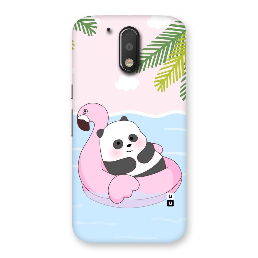 Panda Swim Back Case for Motorola Moto G4 Plus