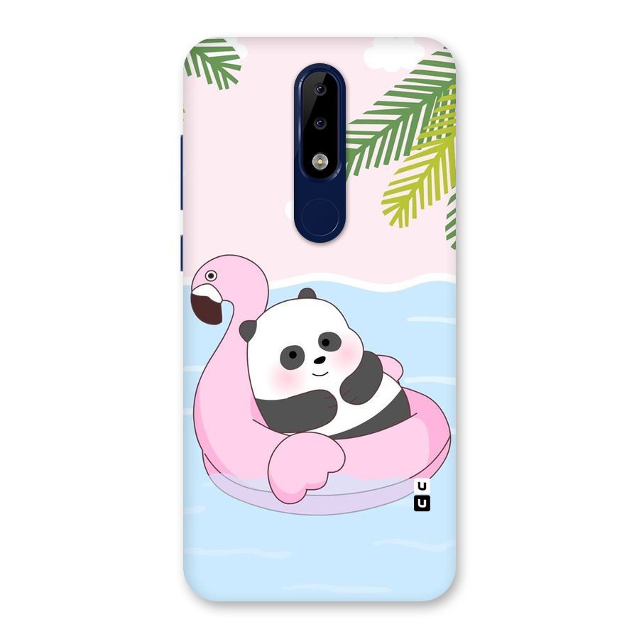 Panda Swim Back Case for Nokia 5.1 Plus