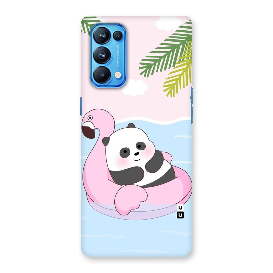 Panda Swim Back Case for Oppo Reno5 Pro 5G