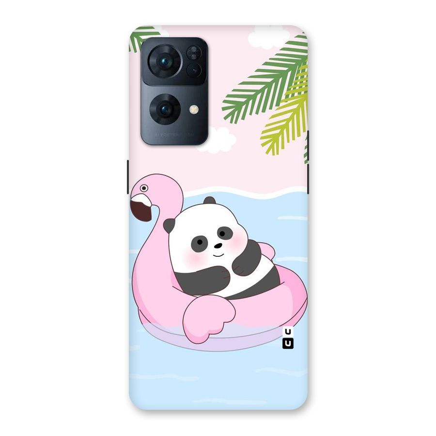 Panda Swim Back Case for Oppo Reno7 Pro 5G