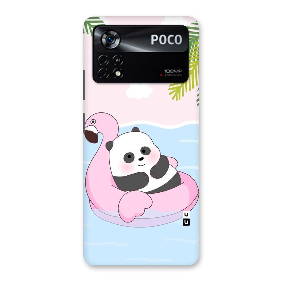 Panda Swim Back Case for Poco X4 Pro 5G