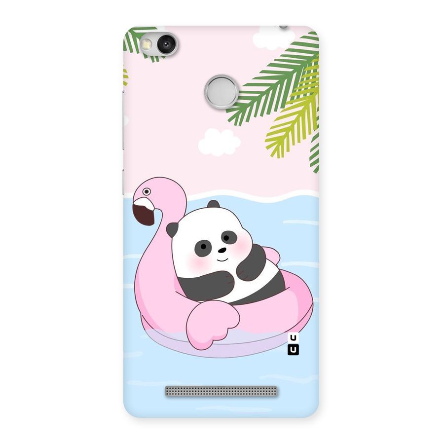 Panda Swim Back Case for Redmi 3S Prime