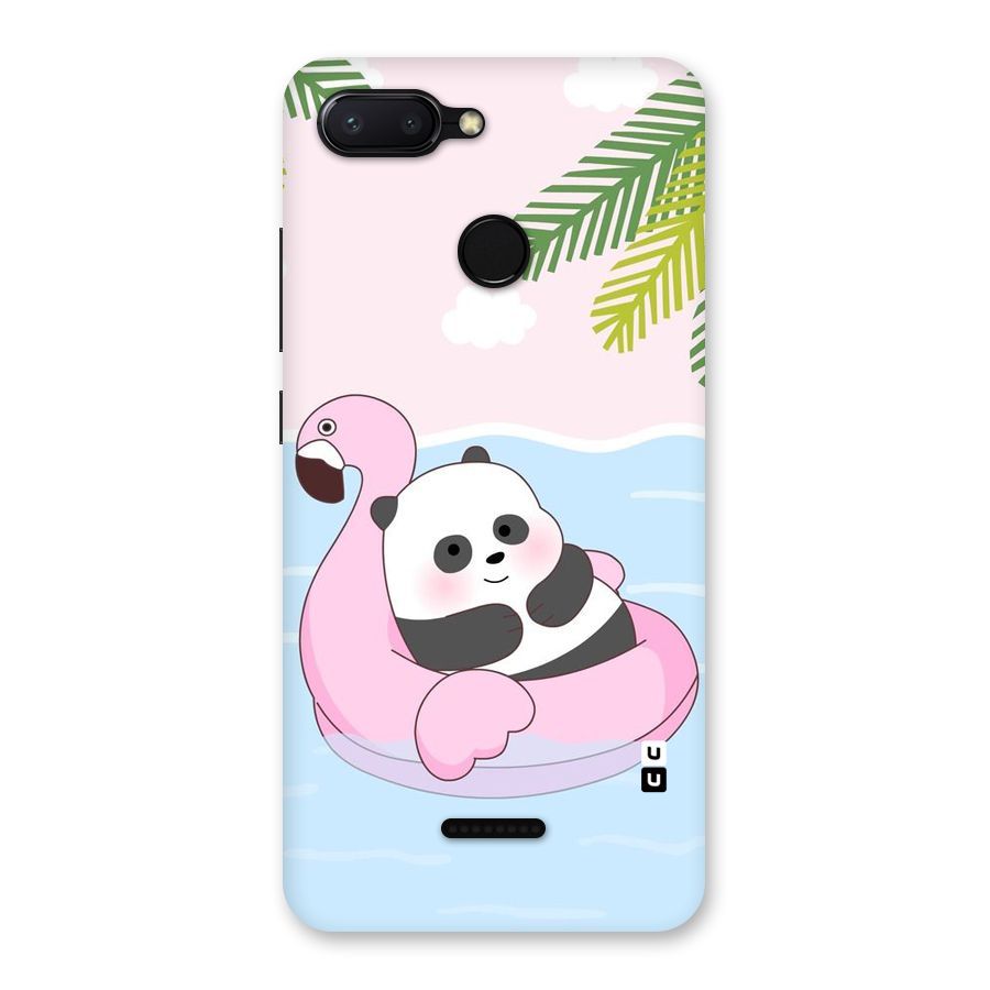 Panda Swim Back Case for Redmi 6