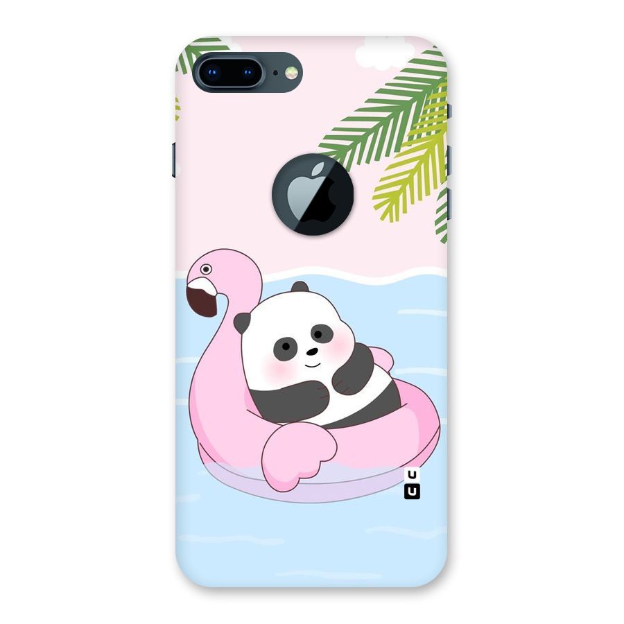 Panda Swim Back Case for iPhone 7 Plus Logo Cut