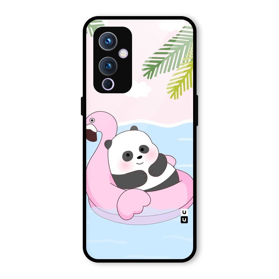 Panda Swim Glass Back Case for OnePlus 9