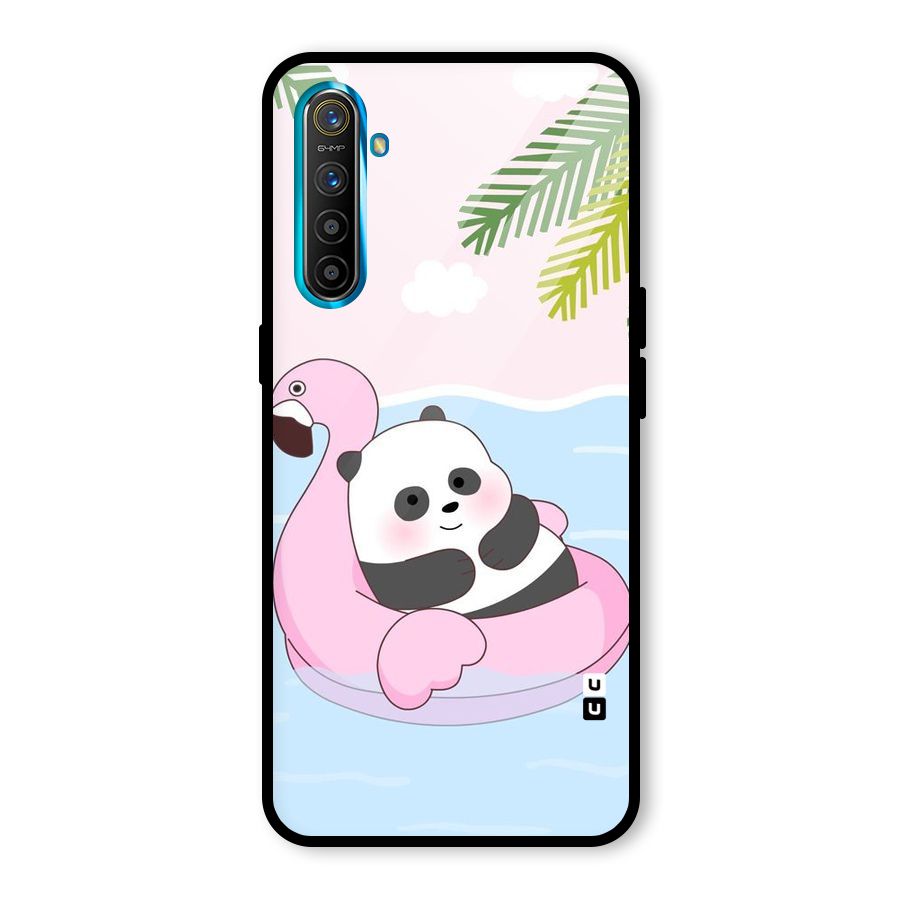 Panda Swim Glass Back Case for Realme X2