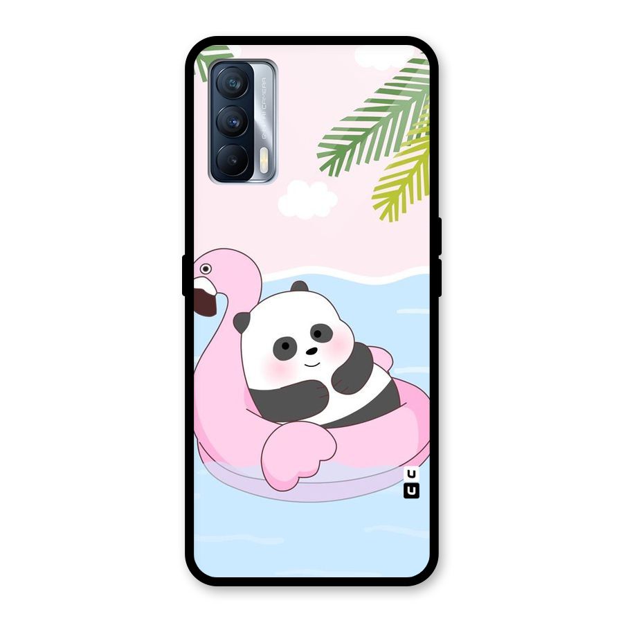 Panda Swim Glass Back Case for Realme X7