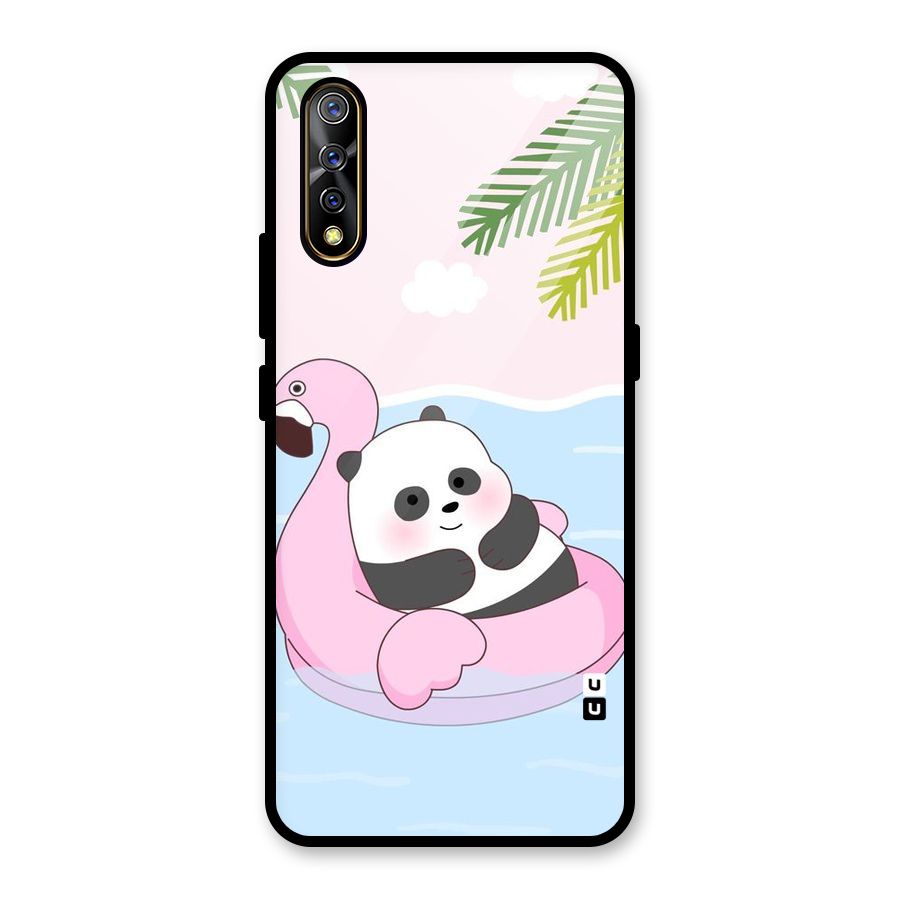 Panda Swim Glass Back Case for Vivo S1