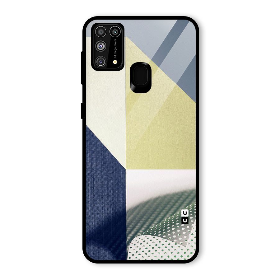 Paper Art Glass Back Case for Galaxy F41