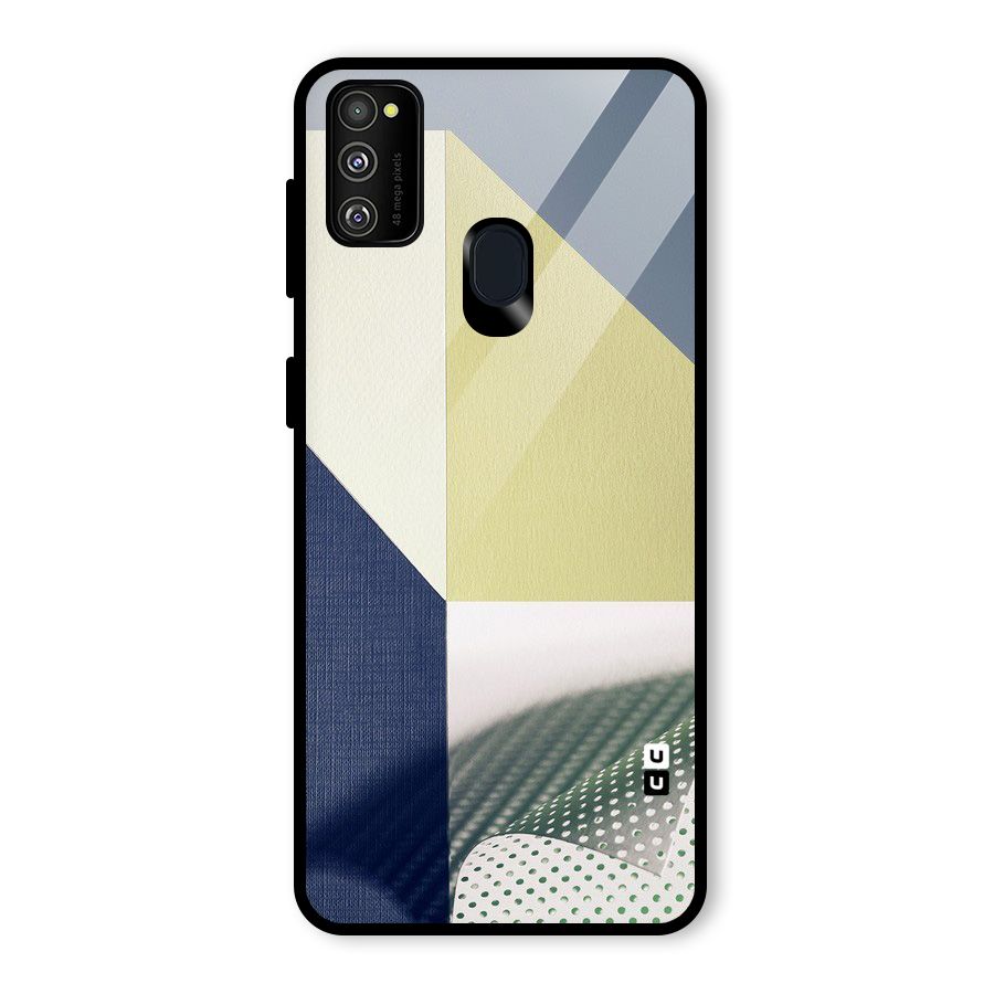 Paper Art Glass Back Case for Galaxy M30s