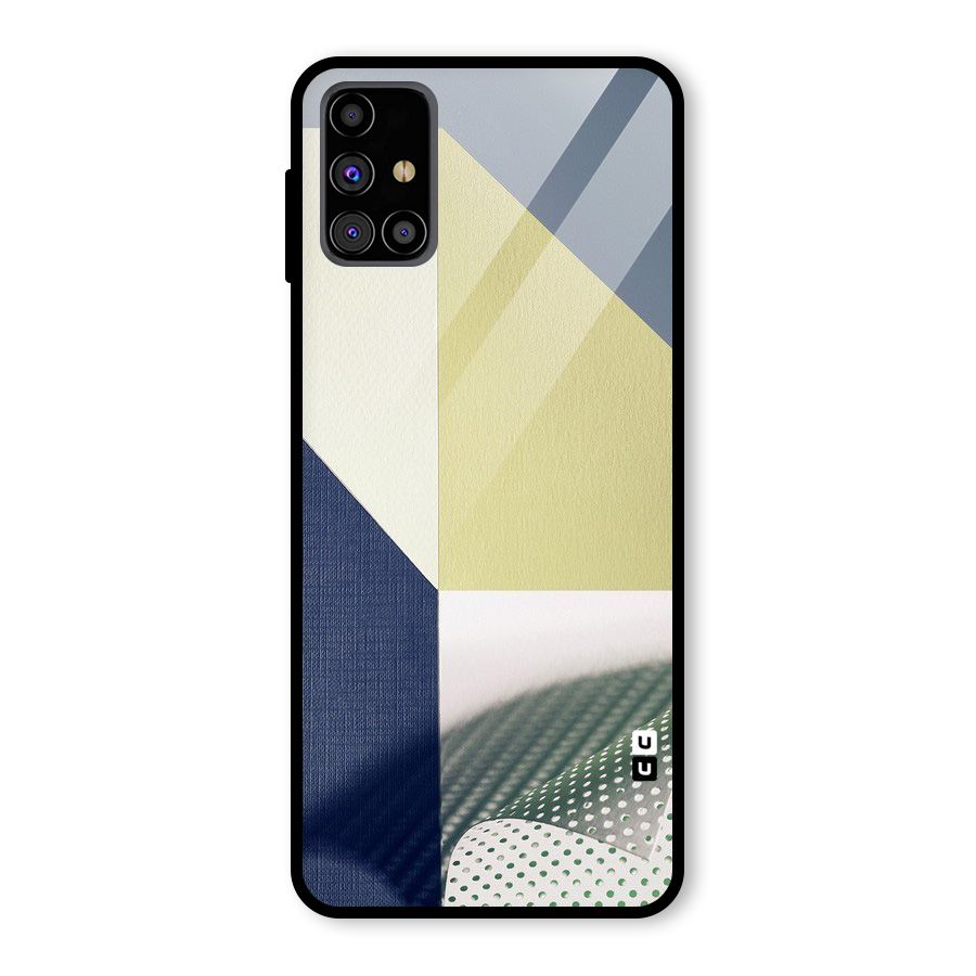 Paper Art Glass Back Case for Galaxy M31s