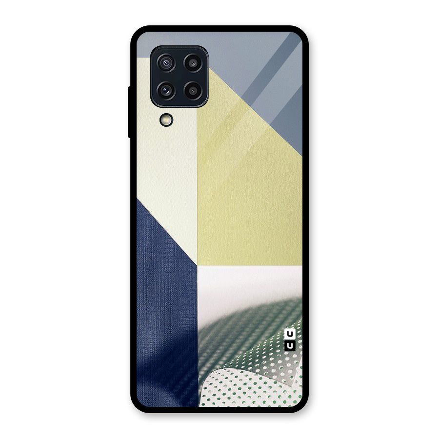 Paper Art Glass Back Case for Galaxy M32