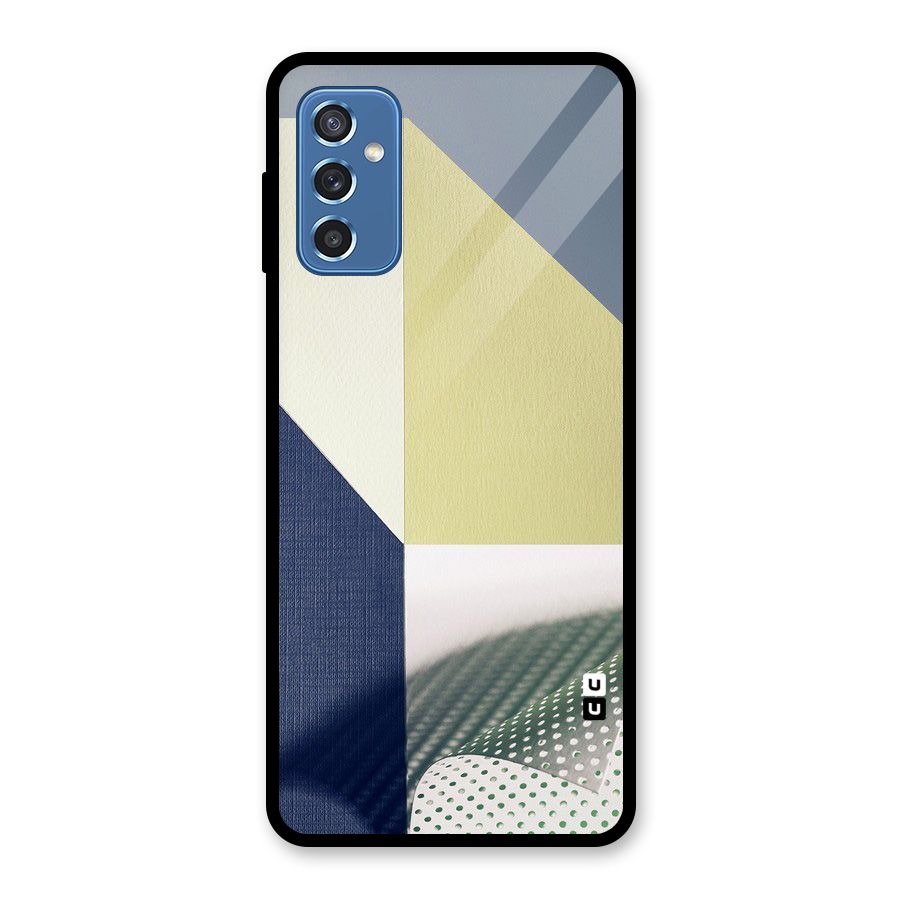 Paper Art Glass Back Case for Galaxy M52 5G