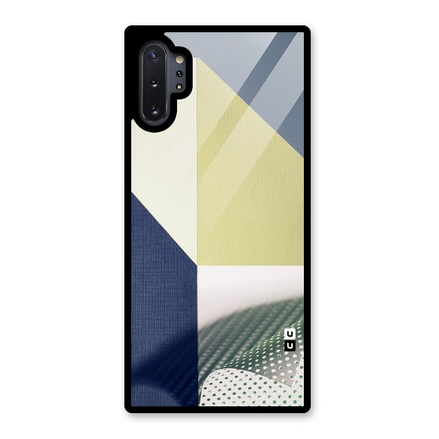 Paper Art Glass Back Case for Galaxy Note 10 Plus