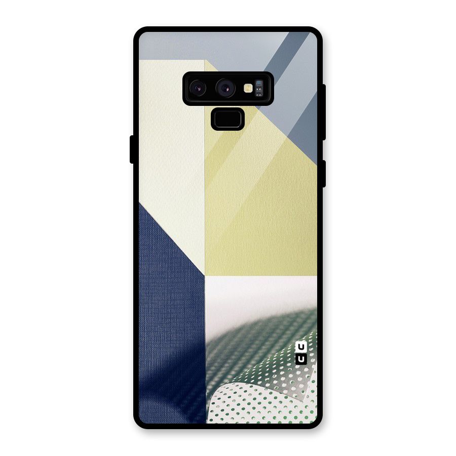 Paper Art Glass Back Case for Galaxy Note 9
