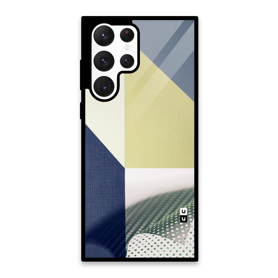 Paper Art Glass Back Case for Galaxy S22 Ultra 5G